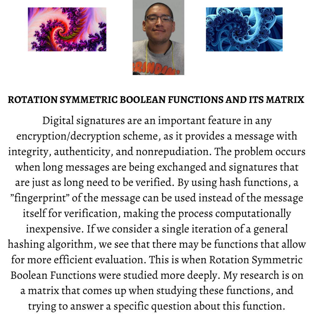 GAUSS Seminar: Rotation Symmetric Boolean Functions and its Matrix promotional image
